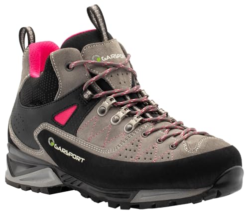 Garsport Damen Mountain Tech Mid Wp Woman Trekking Shoe, Anthrazit Fuchsia, 41 EU von Garsport