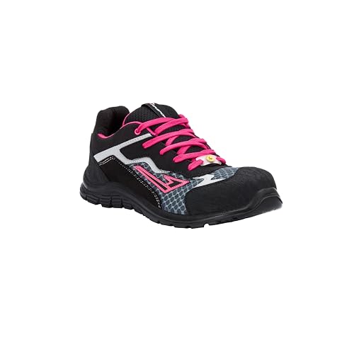 Garsport Herren G1 PRO Low S1PS ESD Safety Shoe, Schwarz/Fuchsia, 40 EU von Garsport