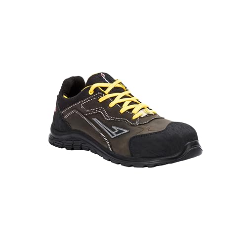 Garsport Herren G1 PRO Low S3S ESD Safety Shoe, Burggrau, Gelb, 44 EU von Garsport