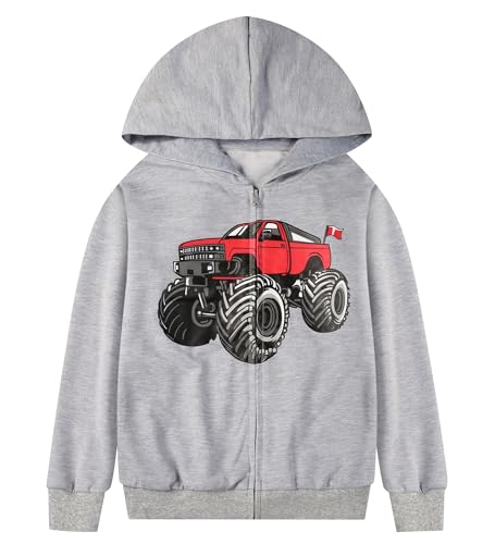 Garsumiss Kids Hooded Jungen Pullover Dinosaurier Sweat Shirt Headwear Jacke, Pattern 9,Tag110 /2-3 Jahre von Garsumiss