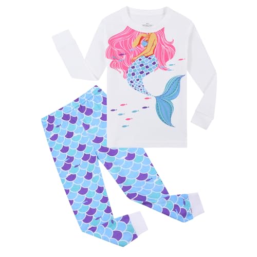 Garsumiss Mädchen Schlafanzug Giraffe Baumwolle Kinder Langarm Pyjama 98 104 110 116 122 128 134 140 146 von Garsumiss