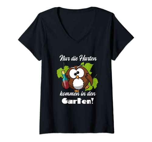 Damen Nur die harten kommen in den Garten Lustige-s Sprüche Design T-Shirt mit V-Ausschnitt Damen Nur die harten kommen in den Garten Lustige-s Sprüche Design T-Shirt mit V-Ausschnitt von Garten Spruch cool Damen Herren Geschenke - upArt