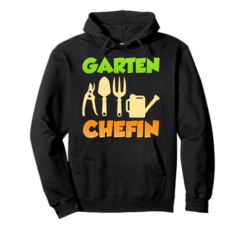 Garten Chefin Gärtnerin Damen Garten Pullover Hoodie von Gartenarbeit Gärtner Landschaftsbauer Geschenke