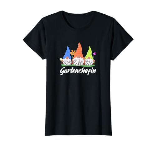 Gärtnerin Deko Hobbygärtnerin Floristin Frauen Garten Chefin T-Shirt von Gartenchefin Geschenk Für Den Garten Frauen