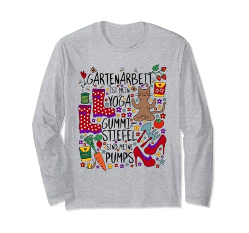 Gartenpullover Damen Gartengeschenke Garten - Hobbygärtnerin Langarmshirt von Gartengeschenk Frauen - Gärtnerin Geschenk Garten