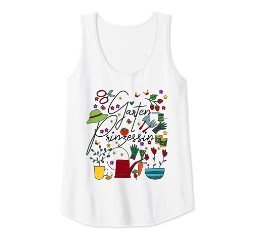 Damen Gartenprinzessin Gartenkönigin Garten Gärtnerin Gärtnerinnen Tank Top von Gartenkönigin Gartenprinzessin - Mutter Tochter