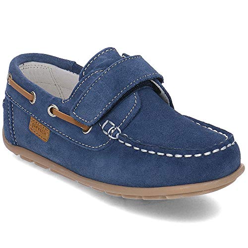 Garvalín Jungen 182350 Bootsschuhe, Blau, 21 EU von Garvalín