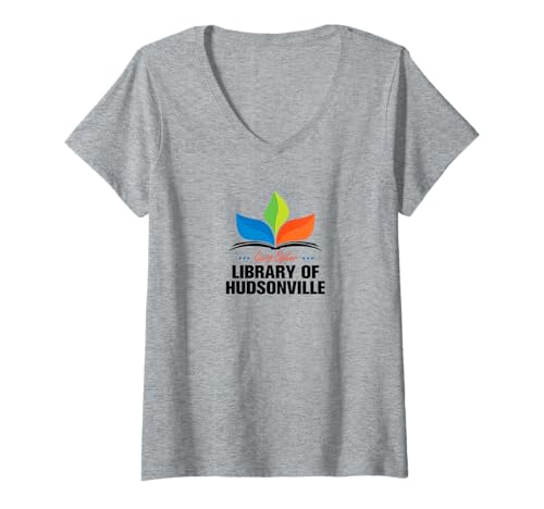 Damen Logo der Gary Byker Library of Hudsonville, Michigan T-Shirt mit V-Ausschnitt Damen Logo der Gary Byker Library of Hudsonville, Michigan T-Shirt mit V-Ausschnitt von Gary Byker Library of Hudsonville