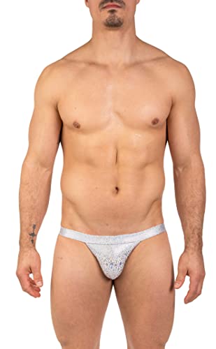 Gary Majdell Sport Herren-Bikini, Hot Prints, Silberfarbene Kieselsteine, X-Large von Gary Majdell Sport