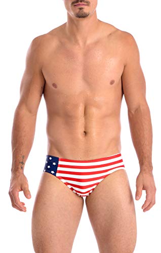 Gary Majdell Sport Herren-Bikini, USA-Freedom-Flagge, Stars & Stripes - - Medium von Gary Majdell Sport