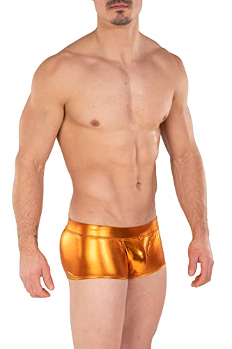 Gary Majdell Sport Sport Herren Flüssigkeit Kupfer Metallic Hot Body Boxer Badeanzug Größe X - Groß von Gary Majdell Sport