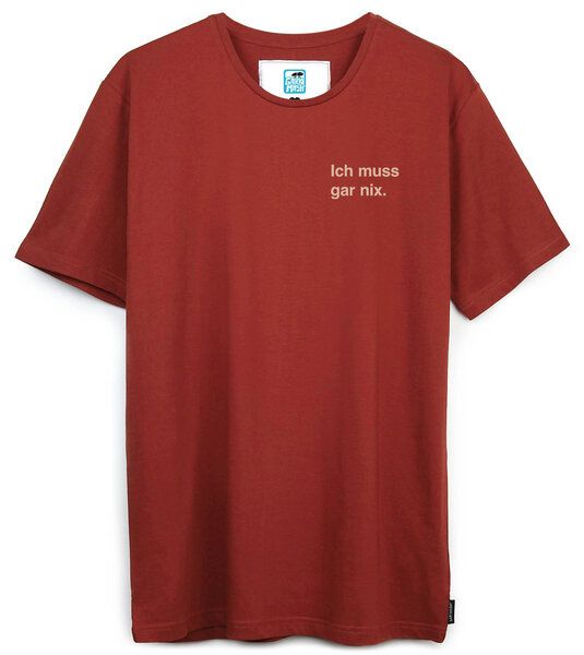 GARY MASH Shirt Ich muss gar nix. aus Biobaumwolle von Gary Mash