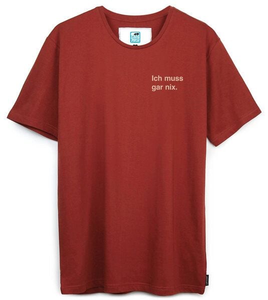 GARY MASH Shirt Ich muss gar nix. aus Biobaumwolle von Gary Mash