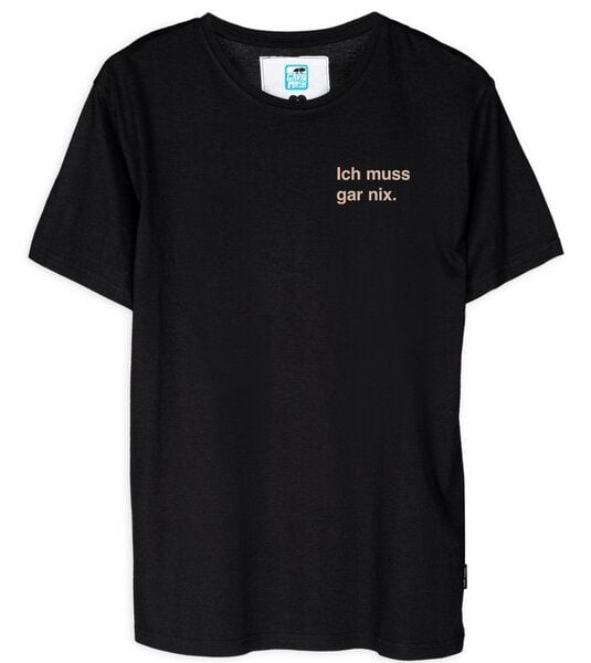 GARY MASH Shirt Ich muss gar nix. aus Biobaumwolle von Gary Mash
