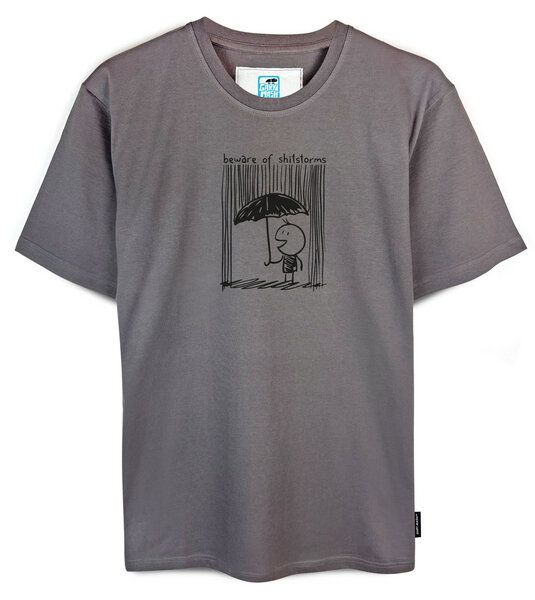 GARY MASH Shirt beware of shitstorms aus Biobaumwolle von Gary Mash