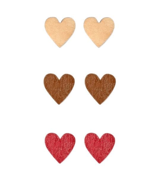 GARY MASH 3er-Set Holz-Ohrstecker von Gary Mash