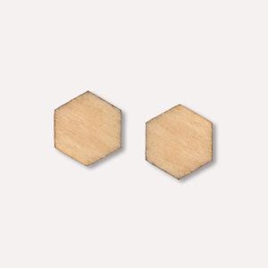 GARY MASH Holz-Ohrstecker in verschiedenen Farben von Gary Mash