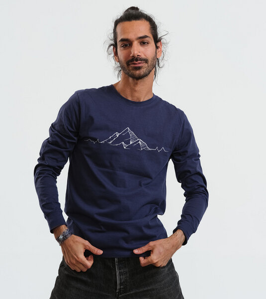 Gary Mash Langarmshirt Scott Mountainbeat aus Biobaumwolle von Gary Mash