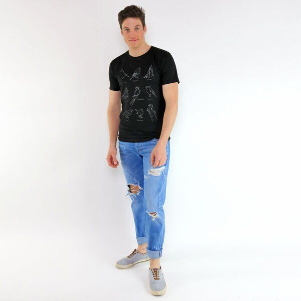 GARY MASH Shirt Birds aus Biobaumwolle von Gary Mash