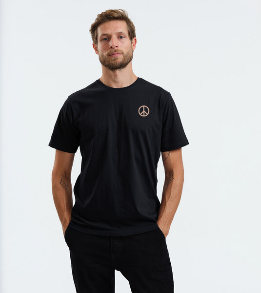 Gary Mash T-Shirt Peace Sign aus Bio-Baumwolle von Gary Mash