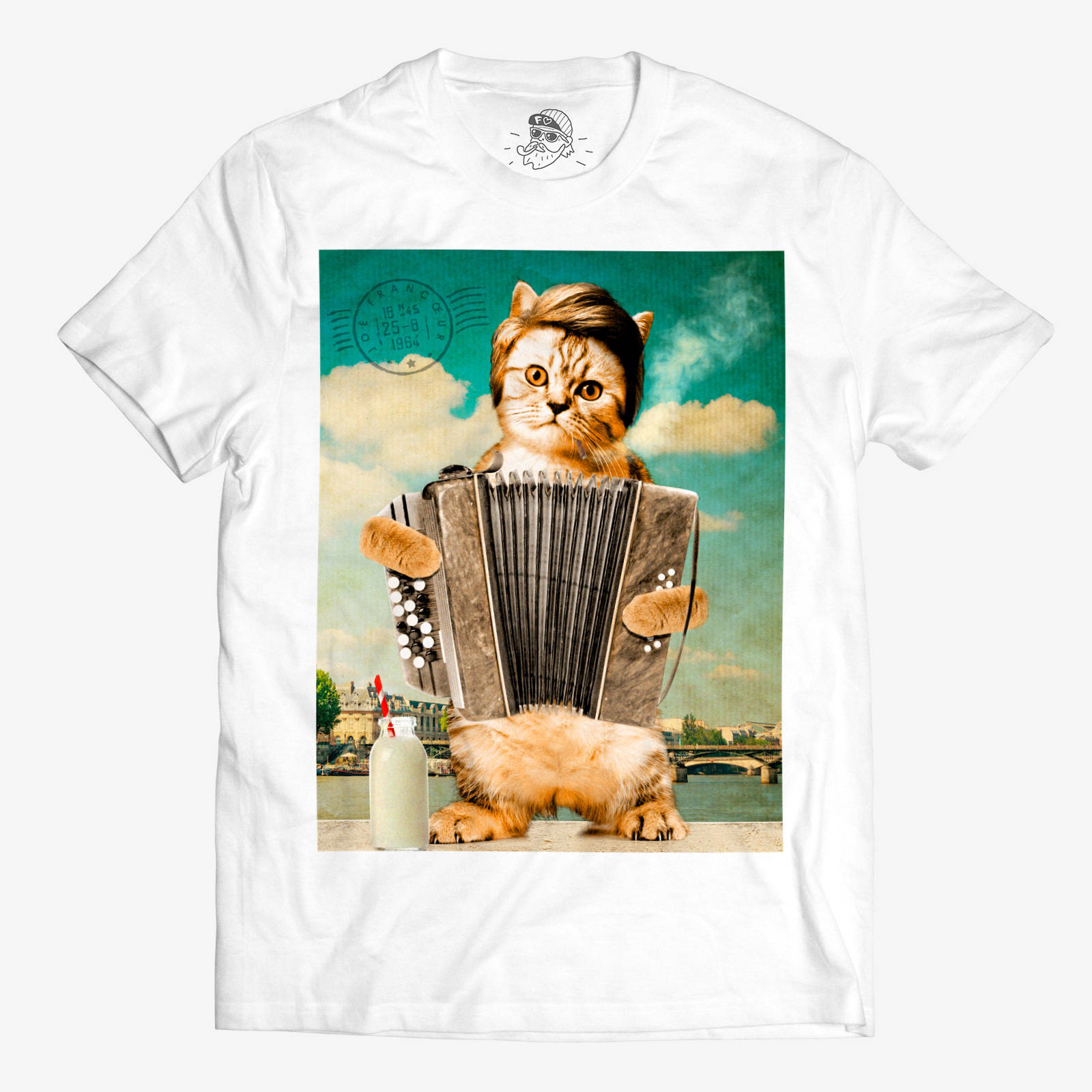 Le Chat - T-Shirt Romeo Paris von GaryLeGrill