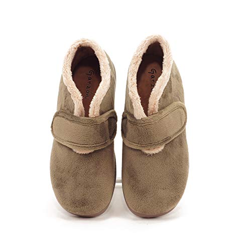 Garzon Hausschuhe für Damen, Taupe, 41 EU von GARZON