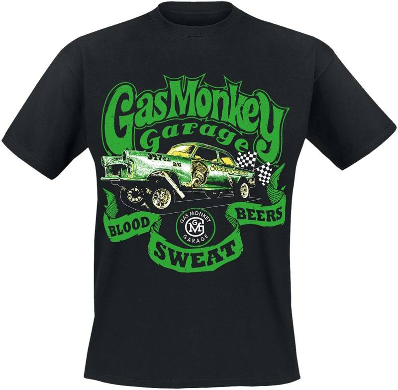 Gas Monkey Garage Classic Car T-Shirt schwarz in XXL von Gas Monkey Garage