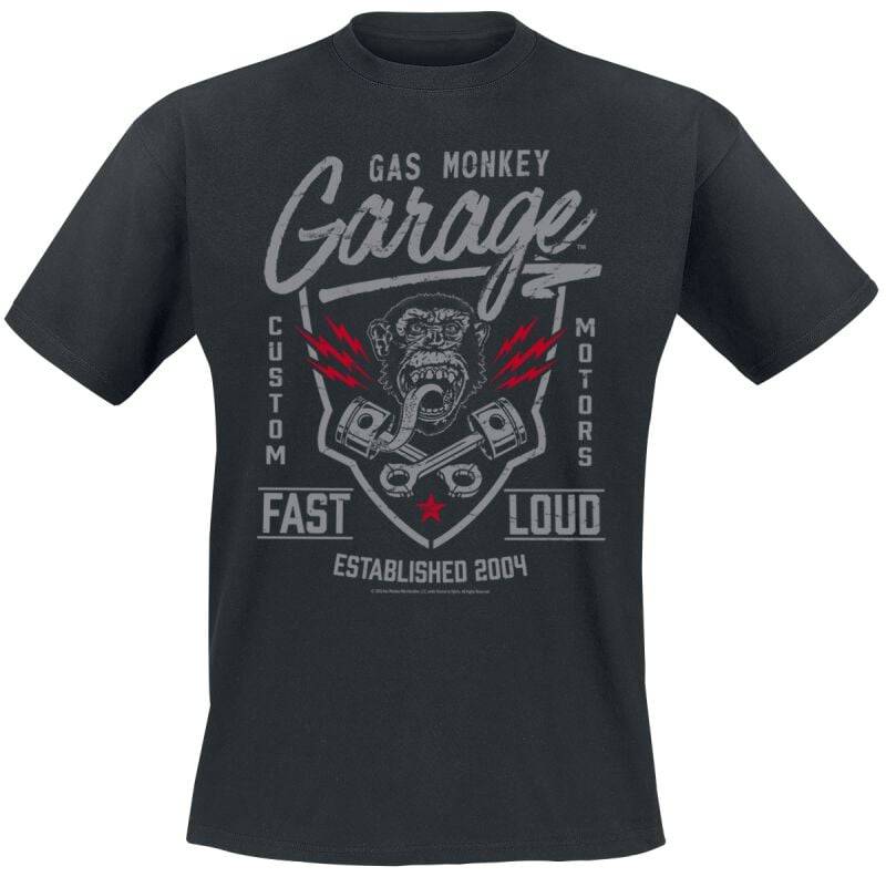 Gas Monkey Garage Fast'n Loud T-Shirt schwarz in S von Gas Monkey Garage