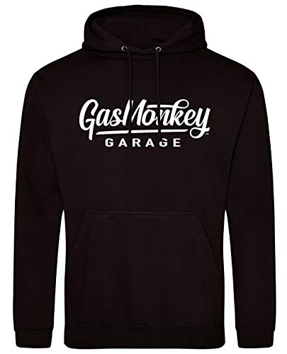 Gas Monkey Garage Hoodie Large Script Logo Black-M von Gas Monkey Garage