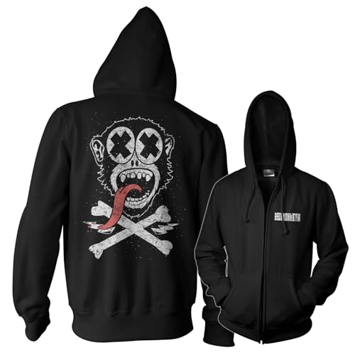 Gas Monkey Garage Offizielles Lizenzprodukt Knockout Reißverschluss (Schwarz), XX-Large von Gas Monkey Garage