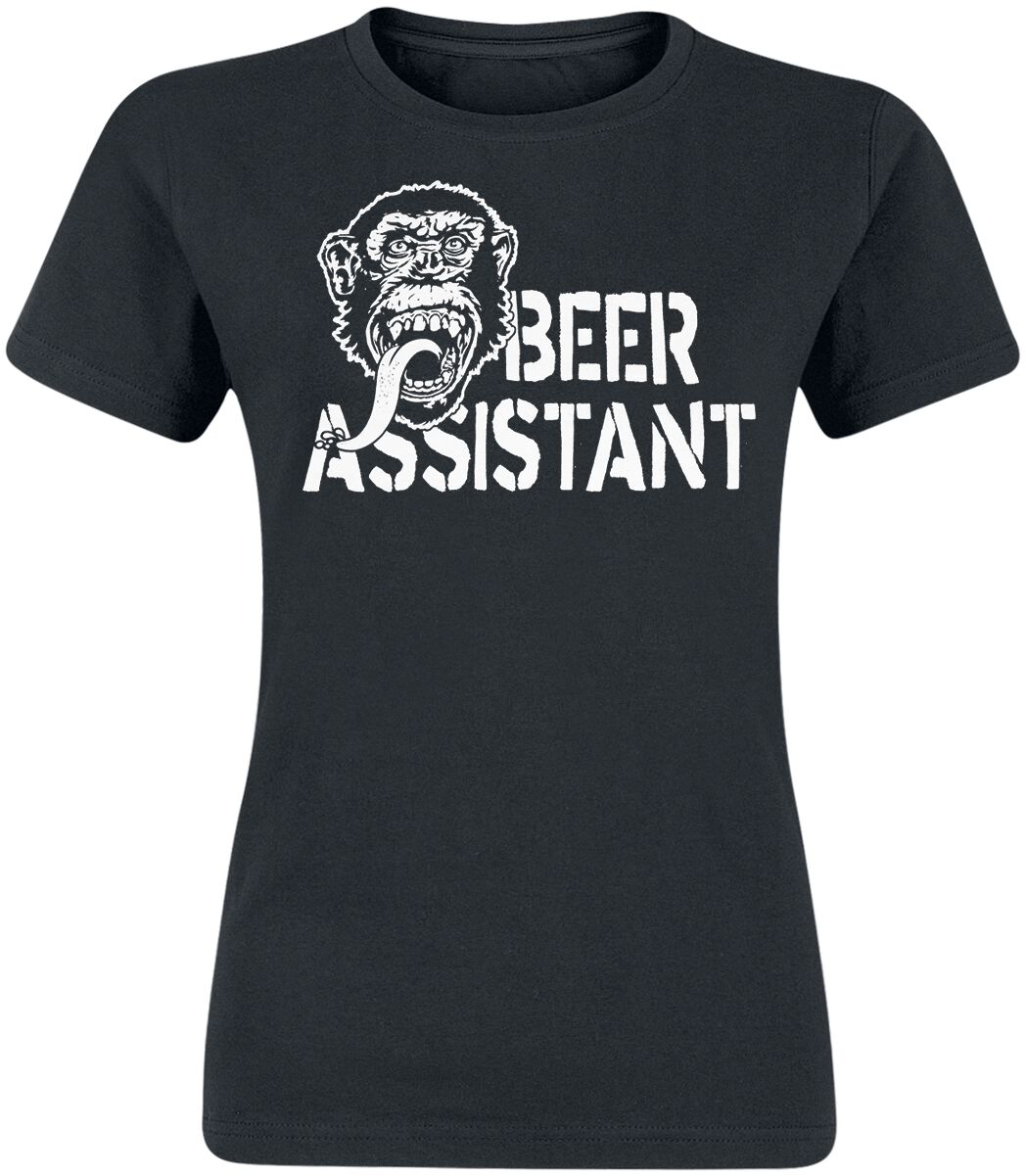 Gas Monkey Garage T-Shirt - Beer Assistant - S bis XXL - für Damen - Größe L - schwarz  - Lizenzierter Fanartikel von Gas Monkey Garage