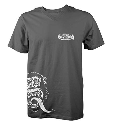 Gas Monkey Garage T-Shirt Large Side Monkey Dark Grey-XL von Gas Monkey Garage