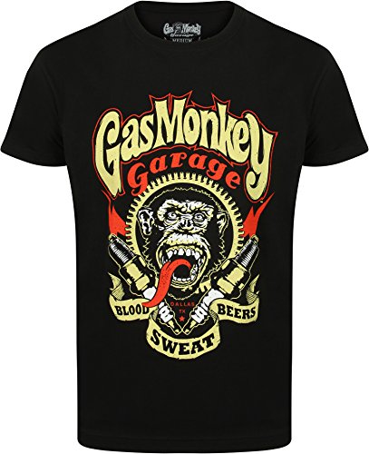 Gas Monkey Garage T-Shirt Sparkplugs Black-XXL von Gas Monkey Garage