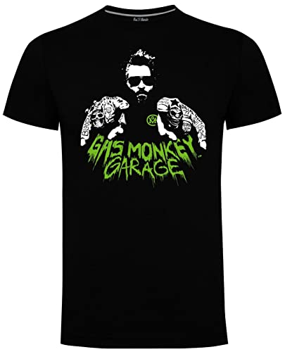 Gas Monkey Garage The Boss Herren-T-Shirt, Schwarz Gr. XL, Schwarz von Gas Monkey Garage