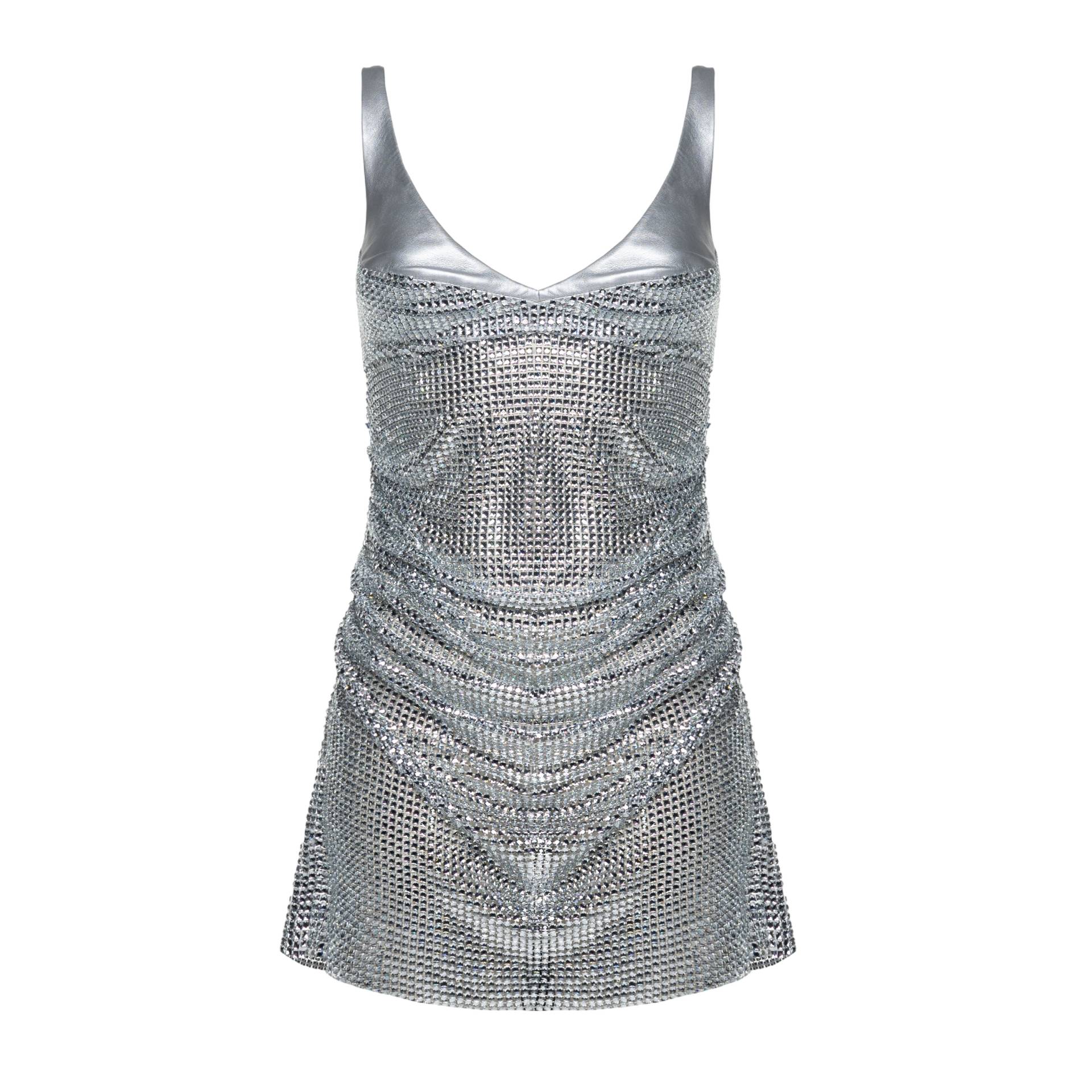 Mini Dress Lila - Silver - L - Gasanova - Mini dresses Mini Dress Lila - Silver - L - Gasanova - Mini dresses von Gasanova
