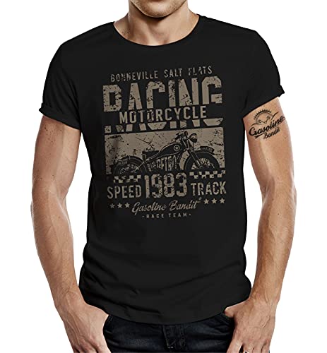 Classic Biker T-Shirt: Salt Flat Race 3XL von Gasoline Bandit