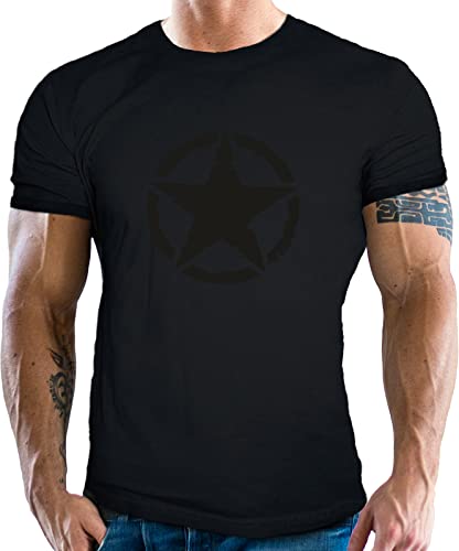 Classic T-Shirt für den US-Army Fan: Vintage Star 3XL von Gasoline Bandit