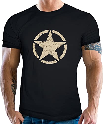 Classic T-Shirt für den US-Army Fan: Vintage Star 3XL von Gasoline Bandit