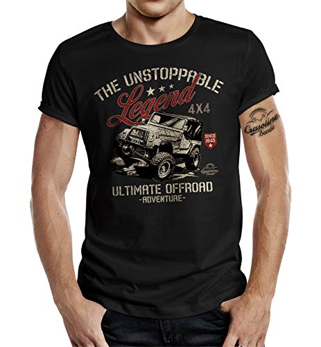 T-Shirt für Offroad 4x4 Fans: The Unstoppable Legend Ultimate XL von Gasoline Bandit