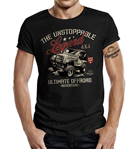 T-Shirt für Offroad 4x4 Fans: The Unstoppable Legend Ultimate XL T-Shirt für Offroad 4x4 Fans: The Unstoppable Legend Ultimate XL von Gasoline Bandit
