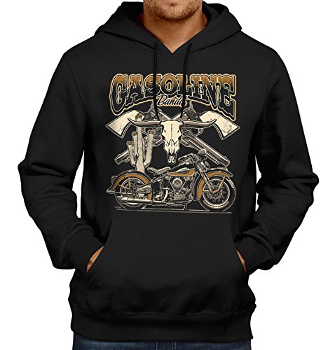GASOLINE BANDIT® Design - Rockabilly Biker Racer Kapuzen-Pullover: Motorcycle Brotherhood-XXXL von Gasoline Bandit