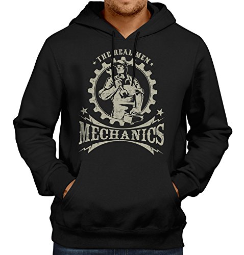 GASOLINE BANDIT Original Schrauber Kapuzen-Pullover: Real Men Mechanics-XL von Gasoline Bandit
