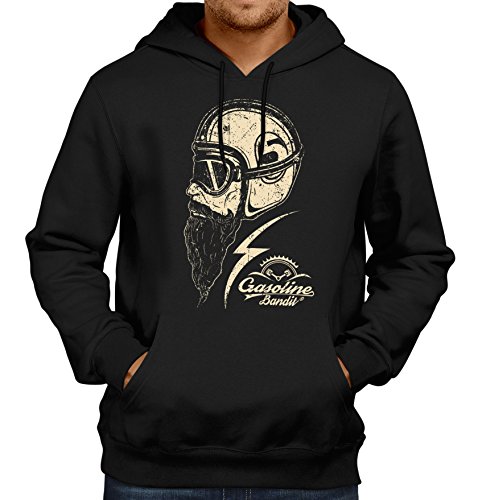 GASOLINE BANDIT® Design - Rockabilly Biker Racer Kapuzen-Pullover: Respect-XL von Gasoline Bandit