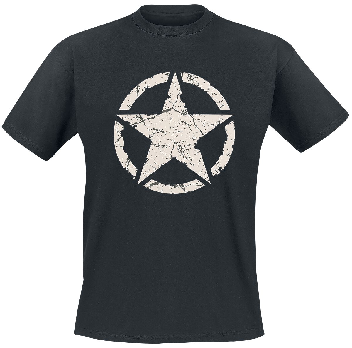 Gasoline Bandit Army Star T-Shirt schwarz in 4XL von Gasoline Bandit