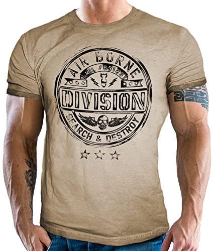 Gasoline Bandit Army T-Shirt Design: Airborne Division von Gasoline Bandit