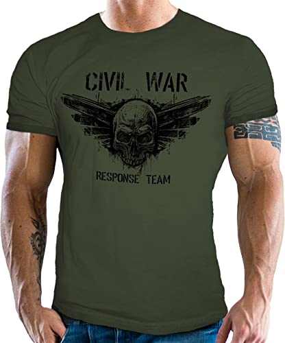Gasoline Bandit Army T-Shirt: Civil War Response Team von Gasoline Bandit