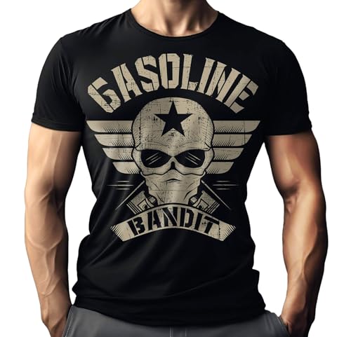 Gasoline Bandit Biker Herren T-Shirt Design Big-Size Print Wing Logo Gasoline Bandit Biker Herren T-Shirt Design Big-Size Print Wing Logo von Gasoline Bandit