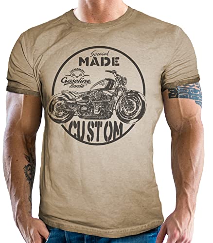 Gasoline Bandit Biker Racer T-Shirt - Special Custom … L von Gasoline Bandit
