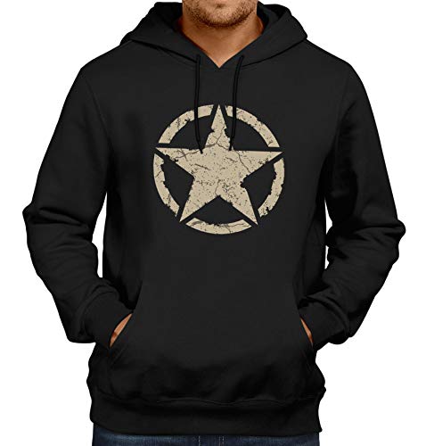 Gasoline Bandit Classic Hoodie für den US-Army Fan: Vintage Star Kapuzenpullover 2XL von Gasoline Bandit