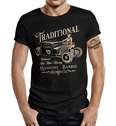 Gasoline Bandit Classic Hot Rod T-Shirt: Traditional Old Skool Racing 2XL von Gasoline Bandit
